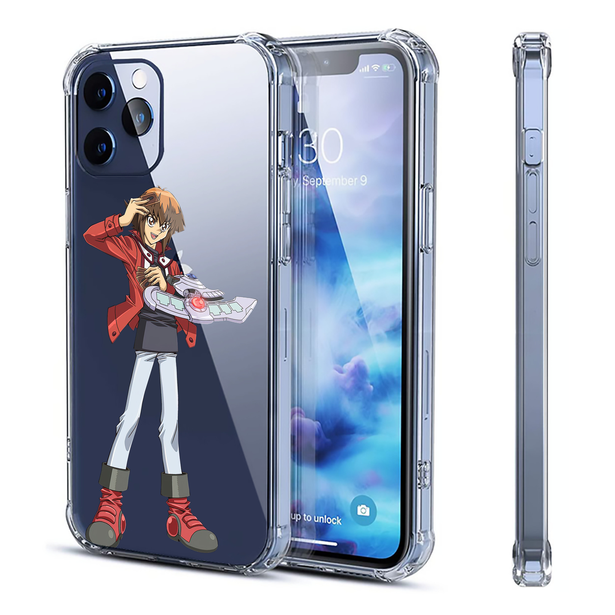 （画像用） 遊☆戯☆王 Yu-Gi-Oh! 【iPhone 12シリーズ対応】透明スマホケース（クリアソフトケース）
